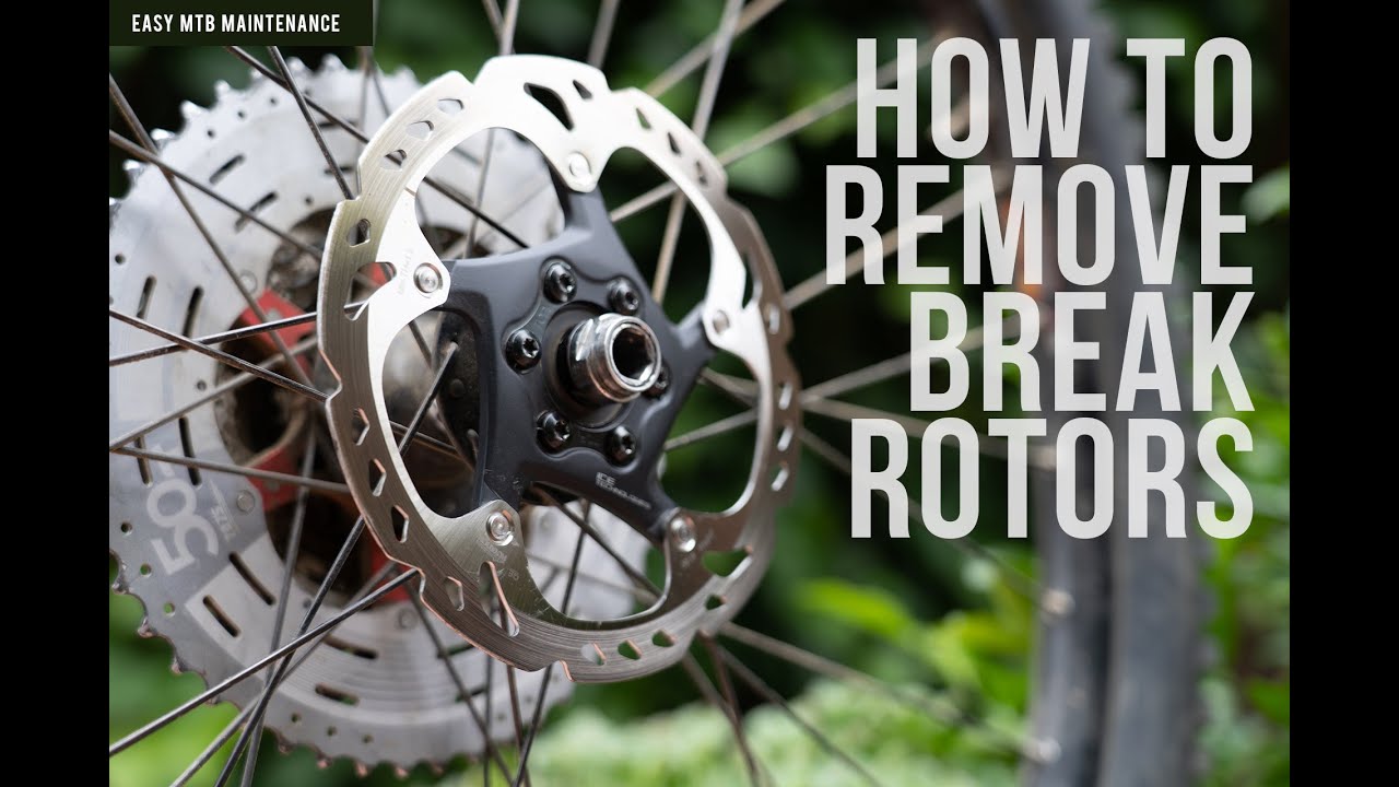 How to Replace a Mountain Bike Brake Disc Rotor with the tool you have
