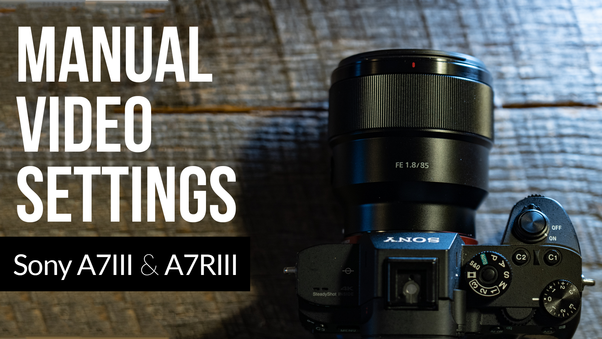 Sony A7III/A7RIII – How to set Manual Exposure For Video — Quick Tip
