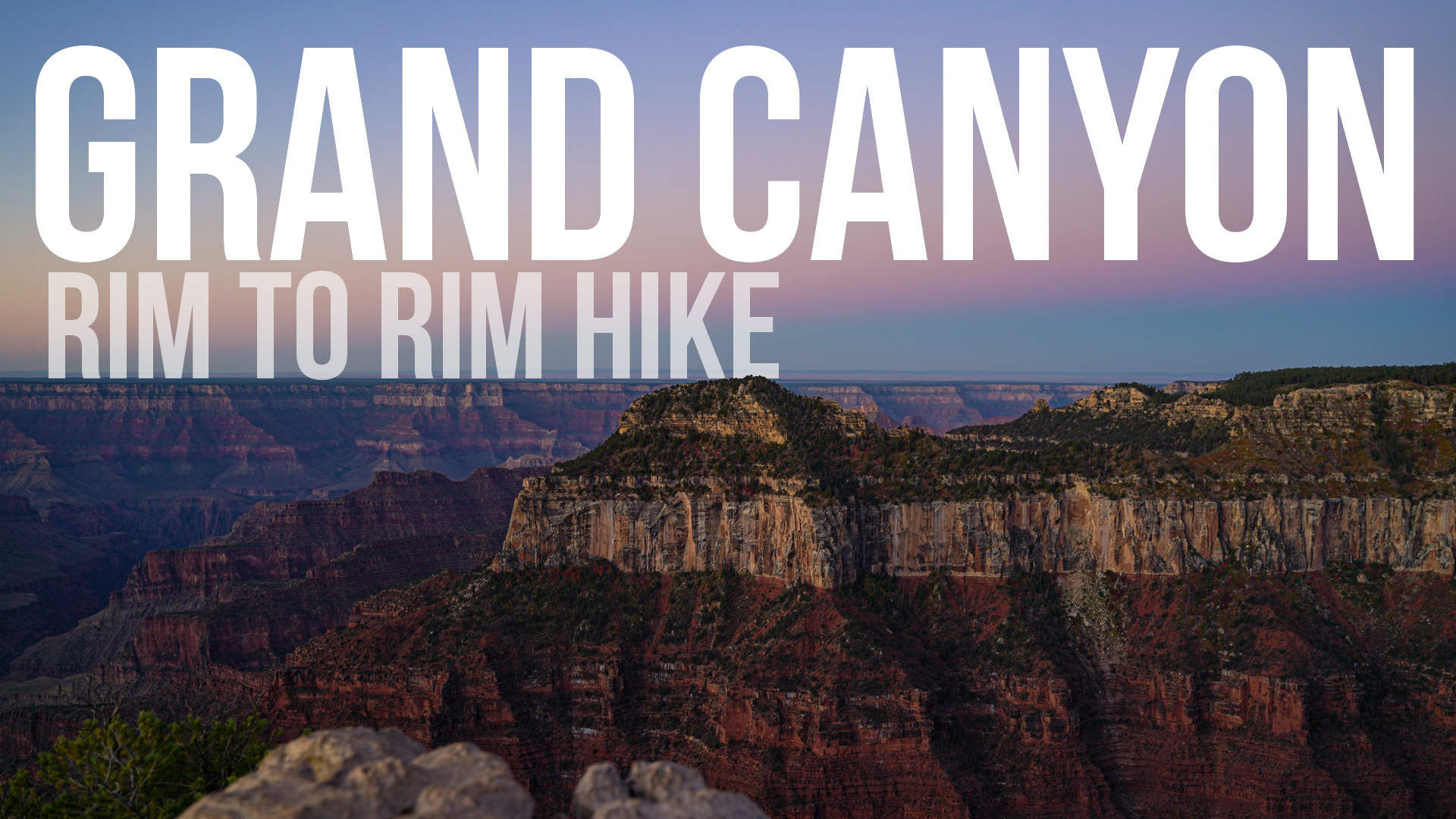 Grand Canyon Rim to Rim in a Day + Ribbon Falls – South to North