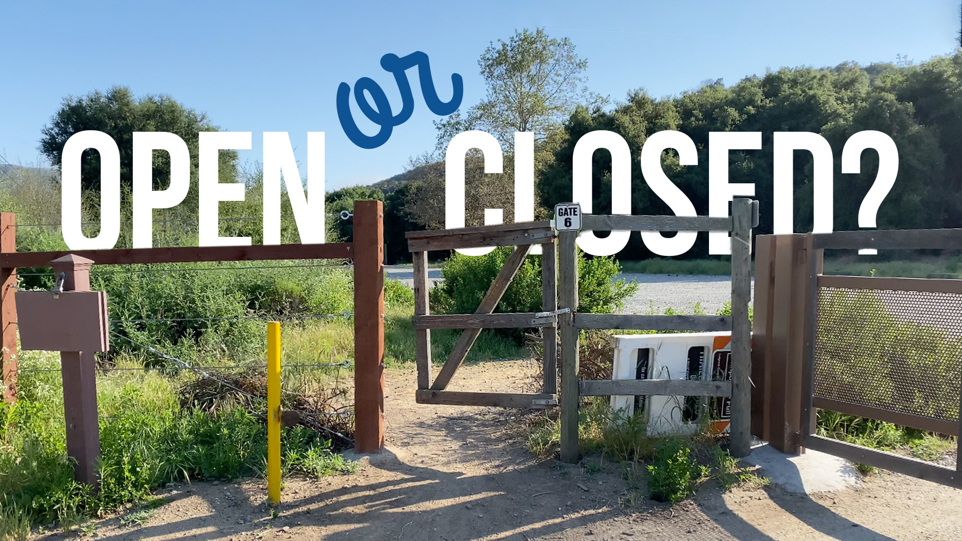 Are the Laguna Beach Trails Open or Closed? It depends.